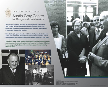 Interpretative Sign at the Austin Gray Centre, 2015.